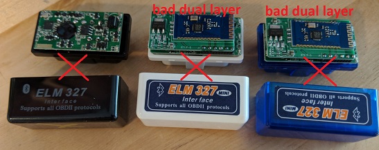 bad OBD2 clone adapter from AliExpress